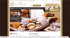 Desktop Screenshot of hoteldeiconsoli.com